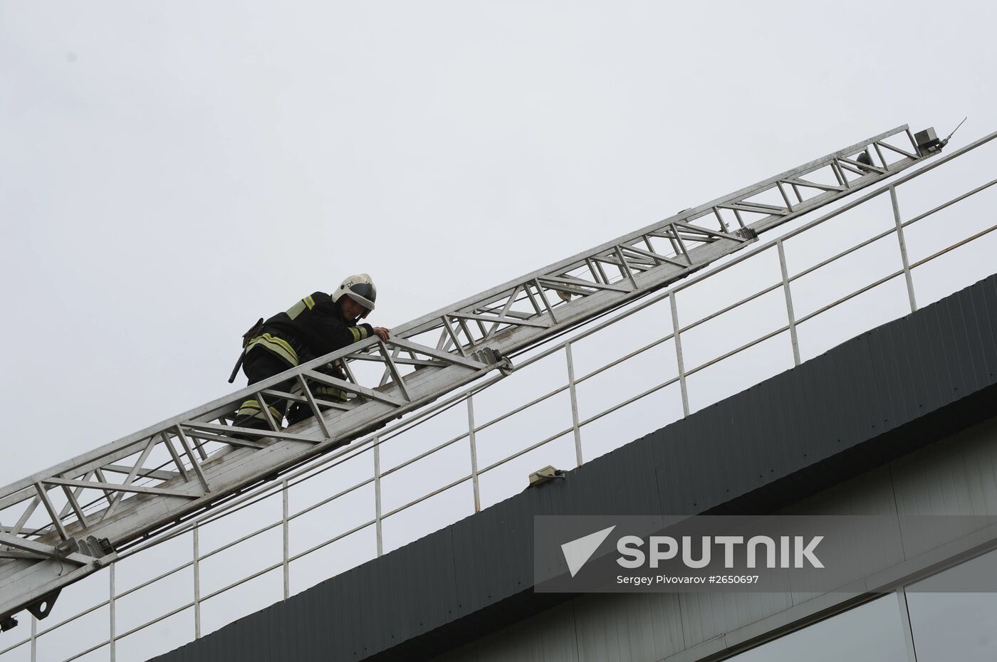 Russian Emergency Ministry's drills on Coca-Cola plant