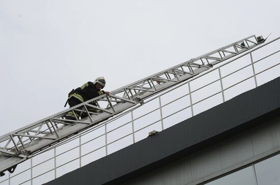 Russian Emergency Ministry's drills on Coca-Cola plant