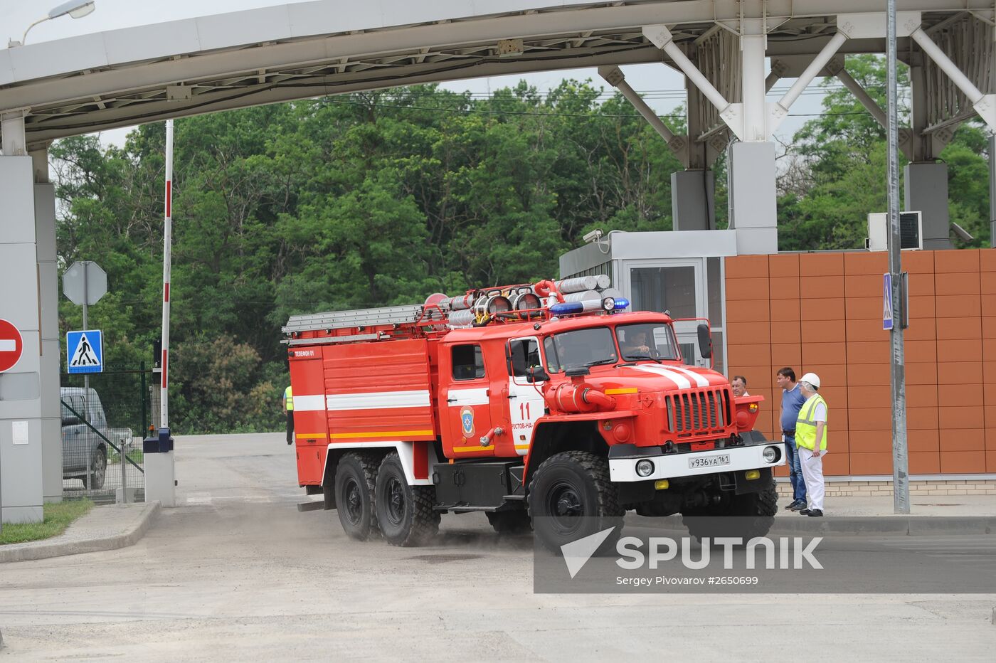 Russian Emergency Ministry's drills on Coca-Cola plant