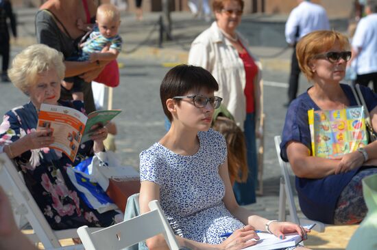 Books of Russia festival on Red Square. Day One