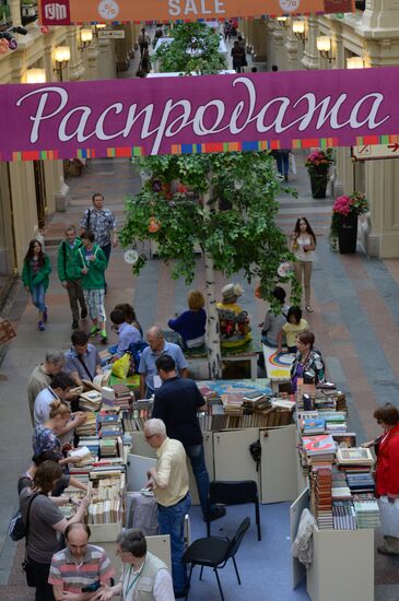 Books of Russia festival on Red Square. Day One