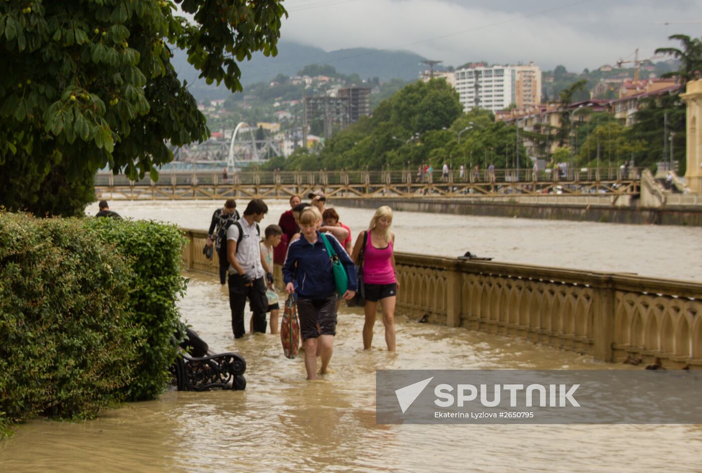 Sochi hit by flooding