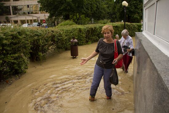 Sochi hit by flooding