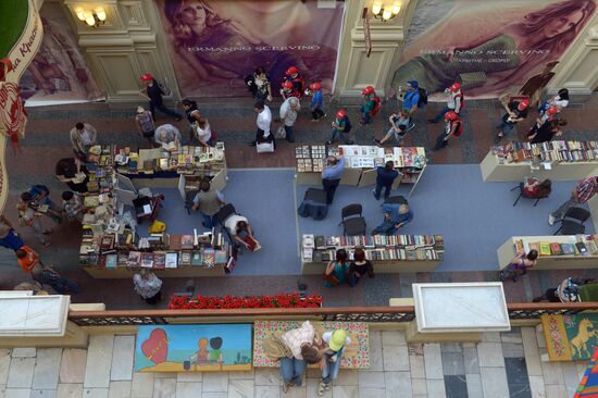Books of Russia festival on Red Square. Day One