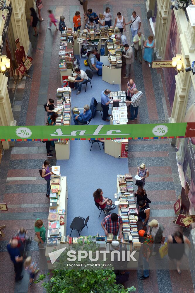 Books of Russia festival on Red Square. Day One