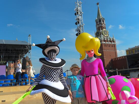 Books of Russia festival on Red Square. Day One