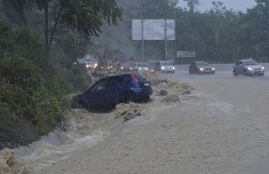 Sochi hit by flooding