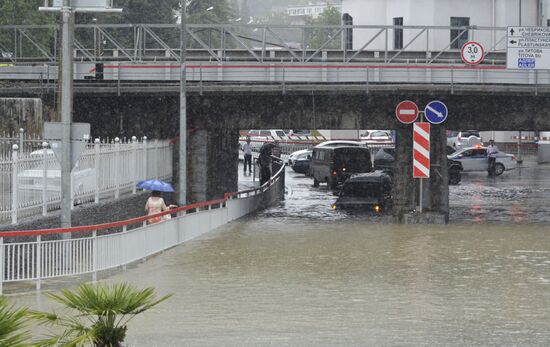 Sochi hit by flooding