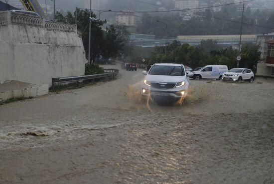 Sochi hit by flooding