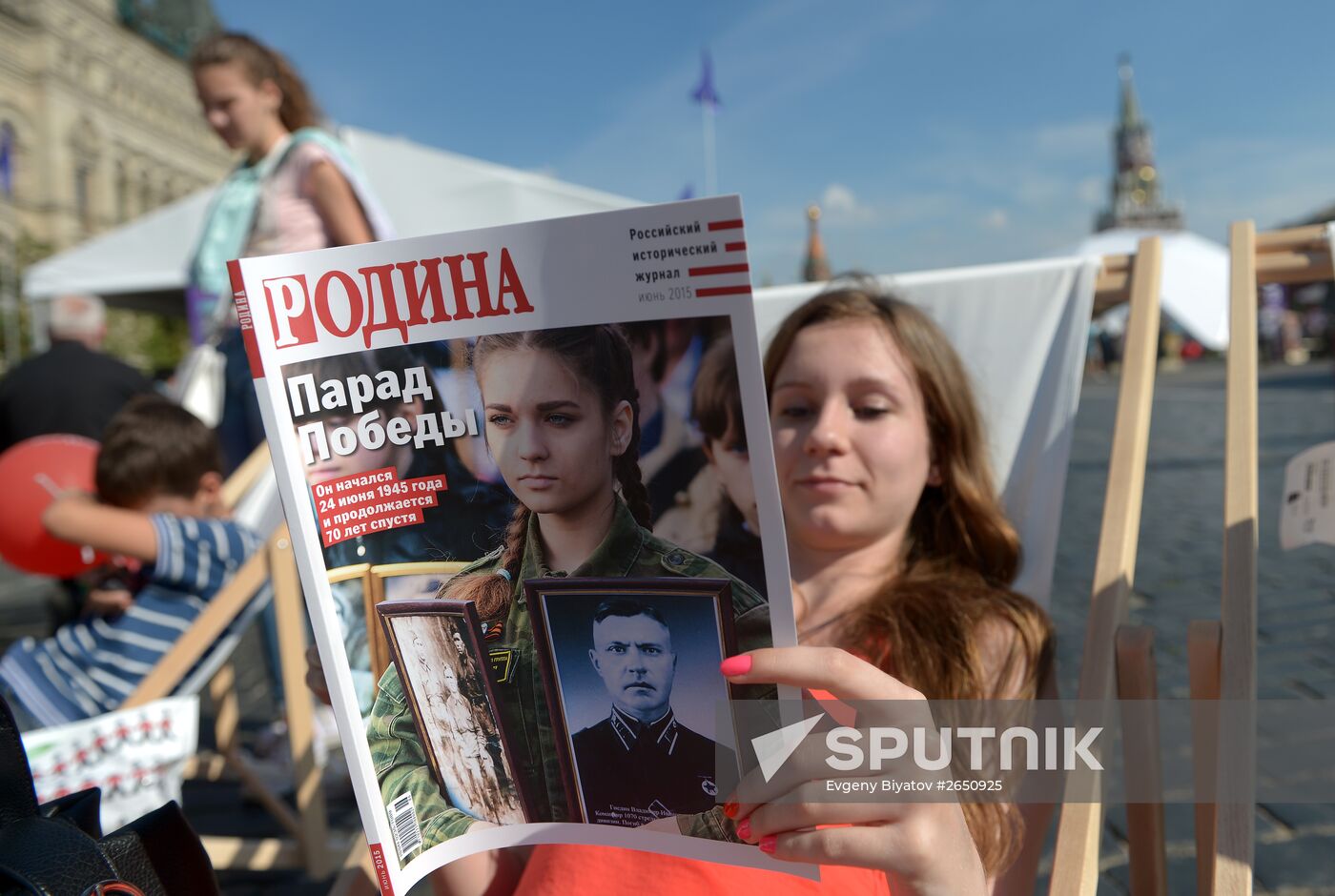 Books of Russia festival on Red Square. Day One