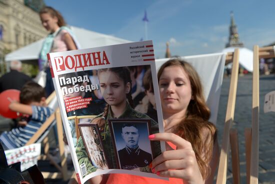 Books of Russia festival on Red Square. Day One