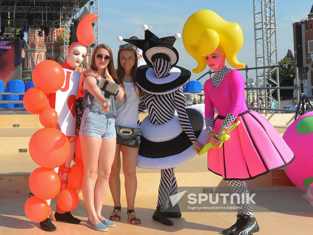 Books of Russia festival on Red Square. Day One