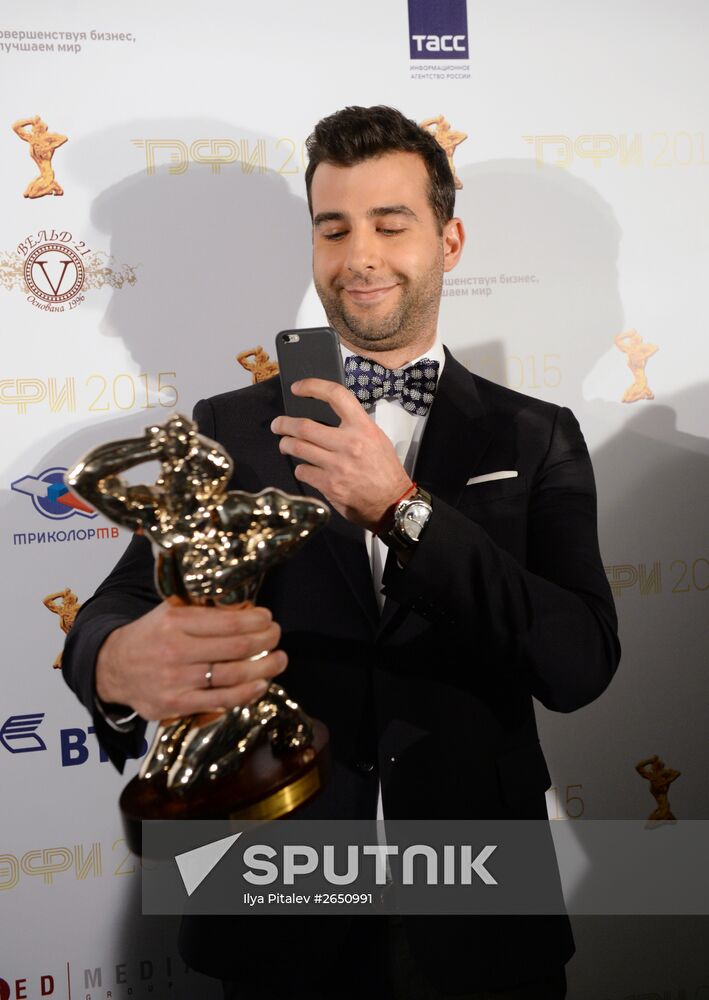 Russian Academy of Television’s TEFI Awards ceremony in the Daytime Broadcasts and Evening Prime Time categories
