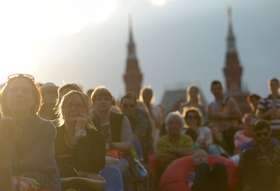 Books of Russia Festival on Moscow's Red Square. Day One