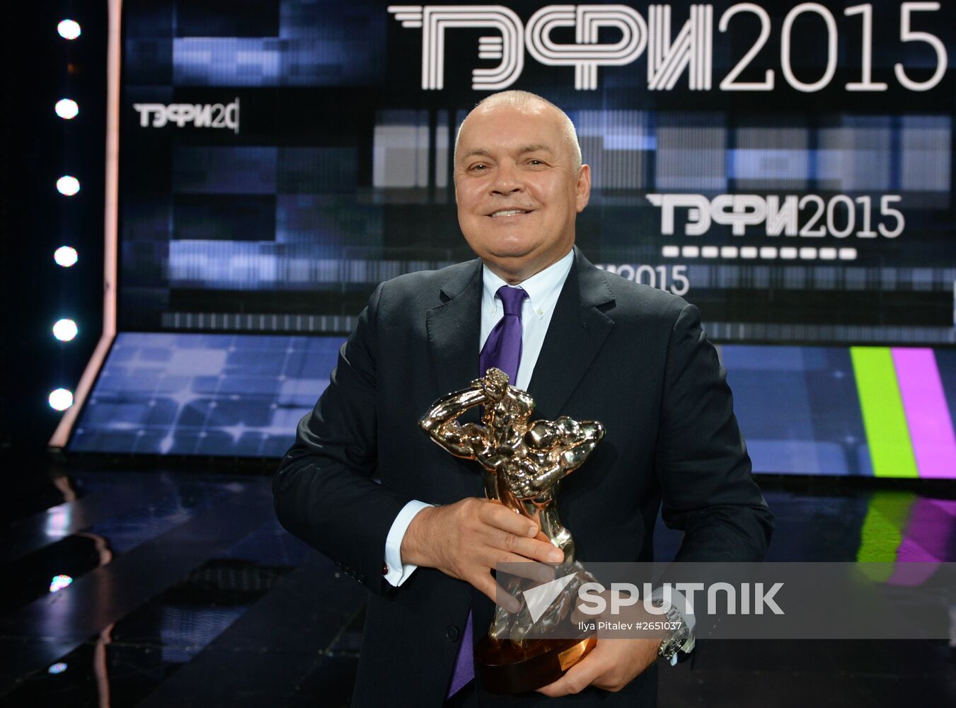 Russian Academy of Television’s TEFI Awards ceremony in the Daytime Broadcasts and Evening Prime Time categories