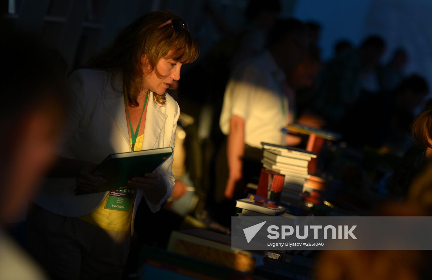 Books of Russia Festival on Moscow's Red Square. Day One