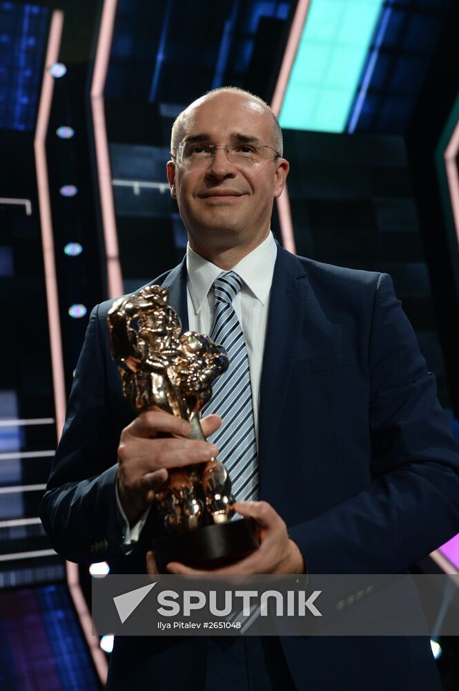 Russian Academy of Television’s TEFI Awards ceremony in the Daytime Broadcasts and Evening Prime Time categories