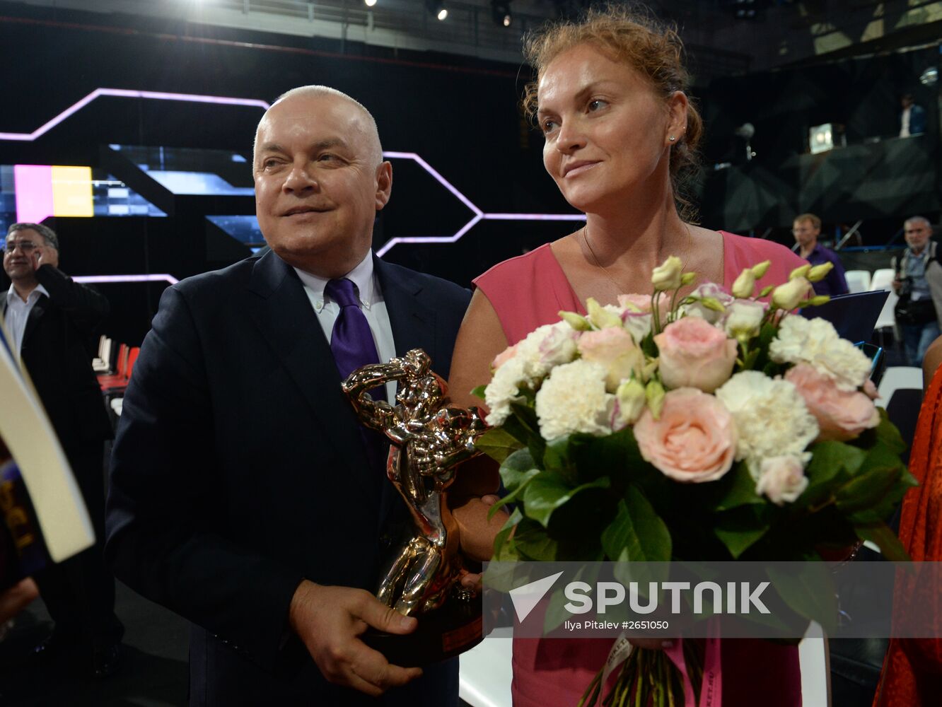 Russian Academy of Television’s TEFI Awards ceremony in the Daytime Broadcasts and Evening Prime Time categories