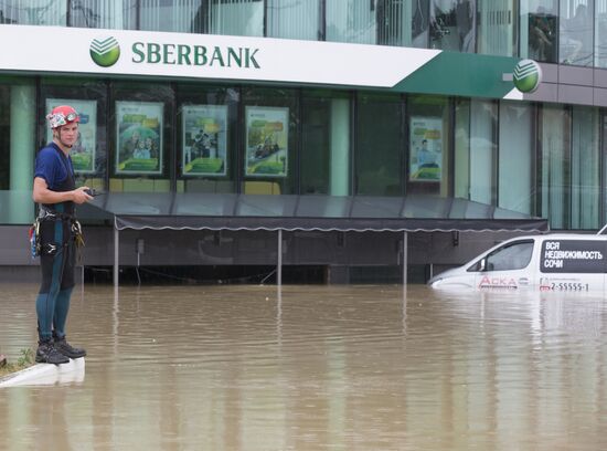 Sochi hit by flooding