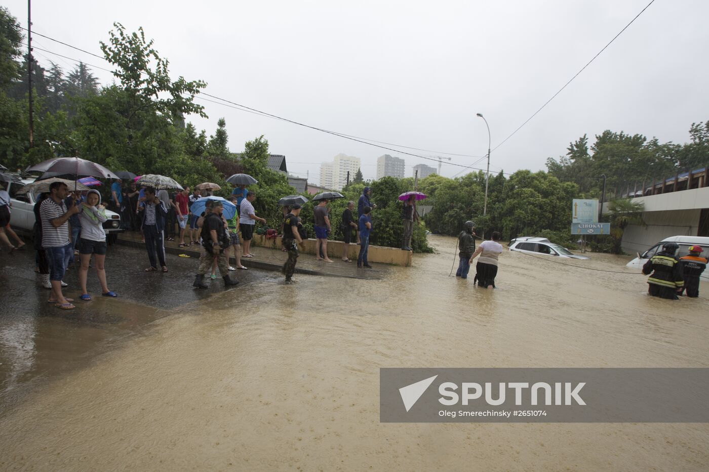 Sochi hit by flooding