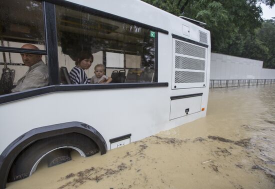 Sochi hit by flooding
