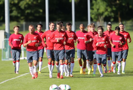 Soccer. FC Spartak Moscow training session