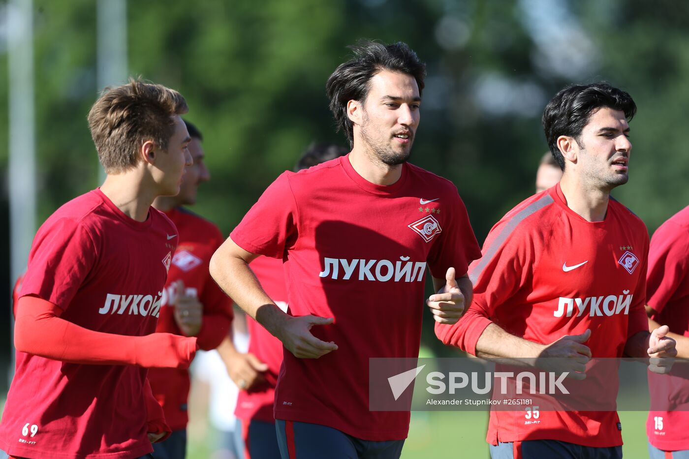 Soccer. FC Spartak Moscow training session