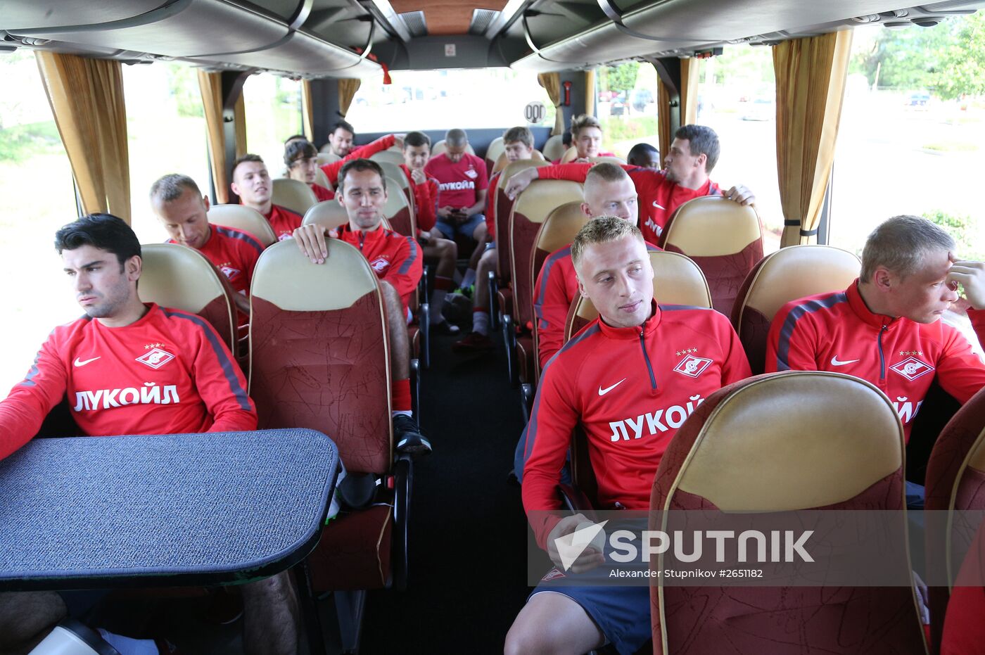 Soccer. FC Spartak Moscow training session