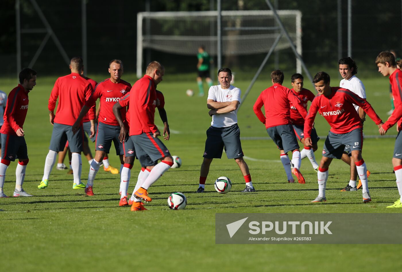 Soccer. FC Spartak Moscow training session