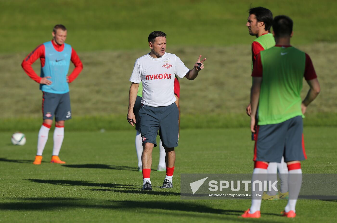 Soccer. FC Spartak Moscow training session