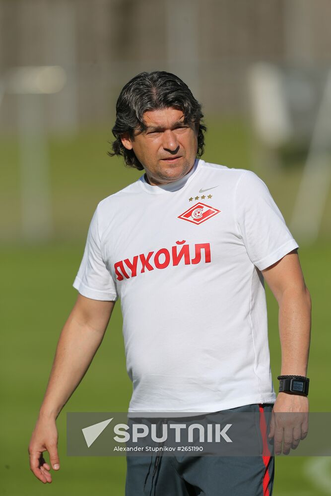 Soccer. FC Spartak Moscow training session