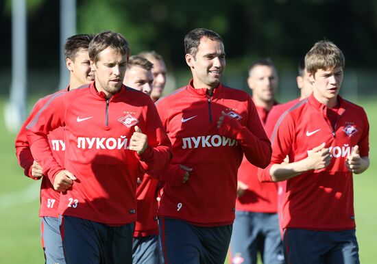 Soccer. FC Spartak Moscow training session