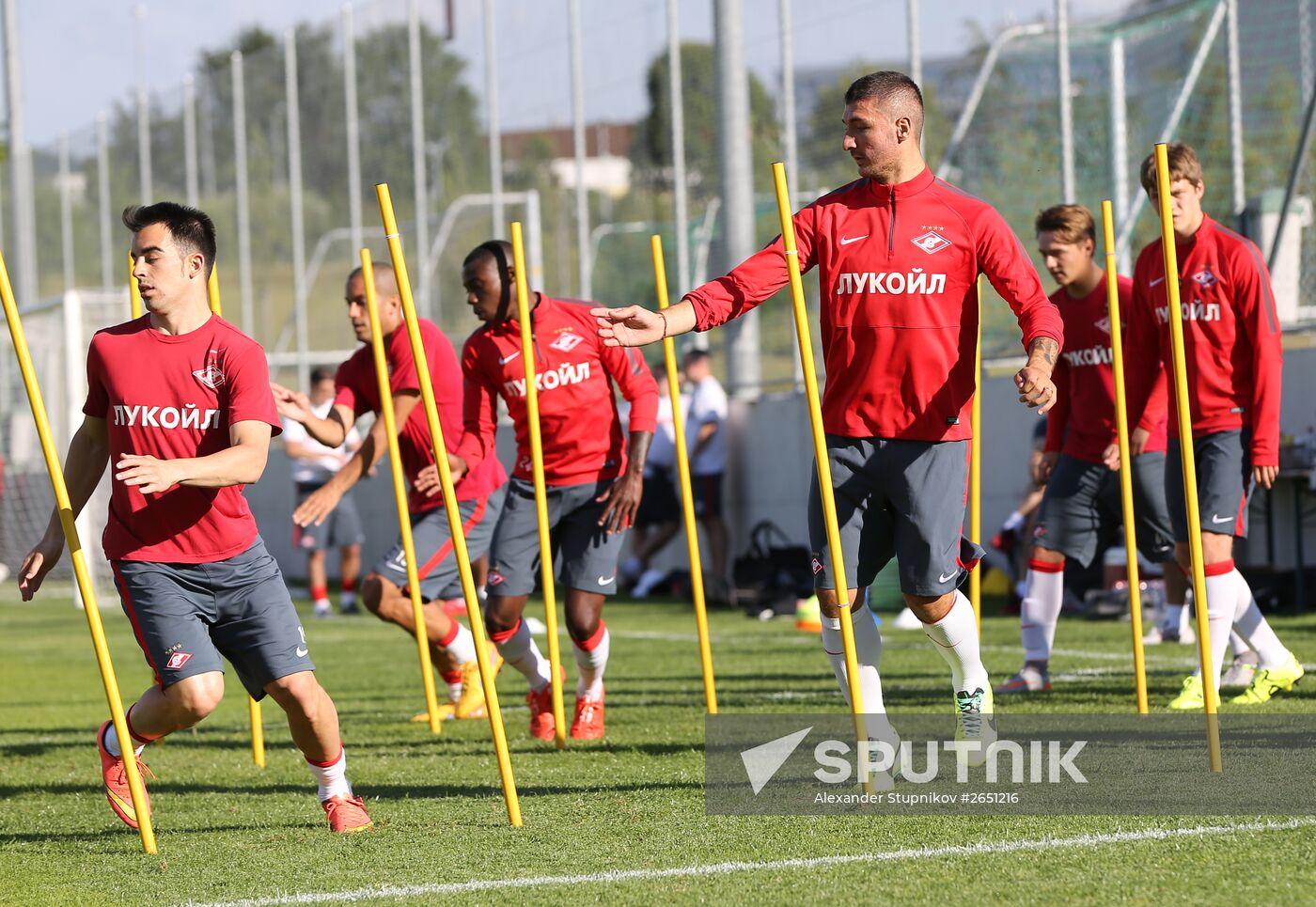 Soccer. FC Spartak Moscow training session