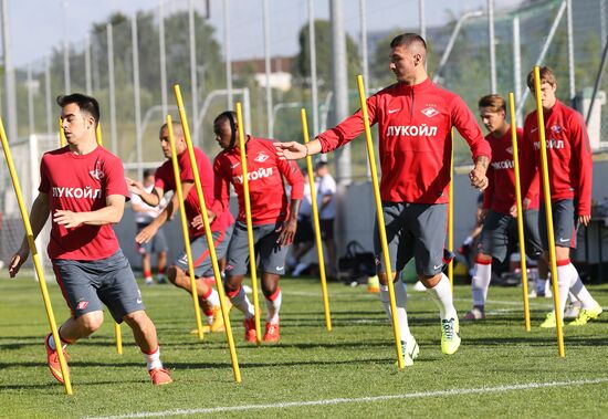 Soccer. FC Spartak Moscow training session