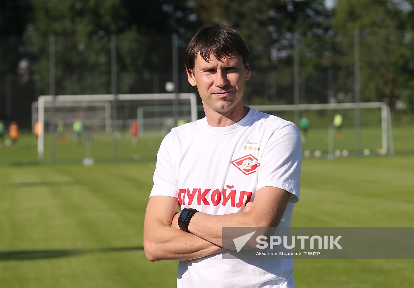 Soccer. FC Spartak Moscow training session