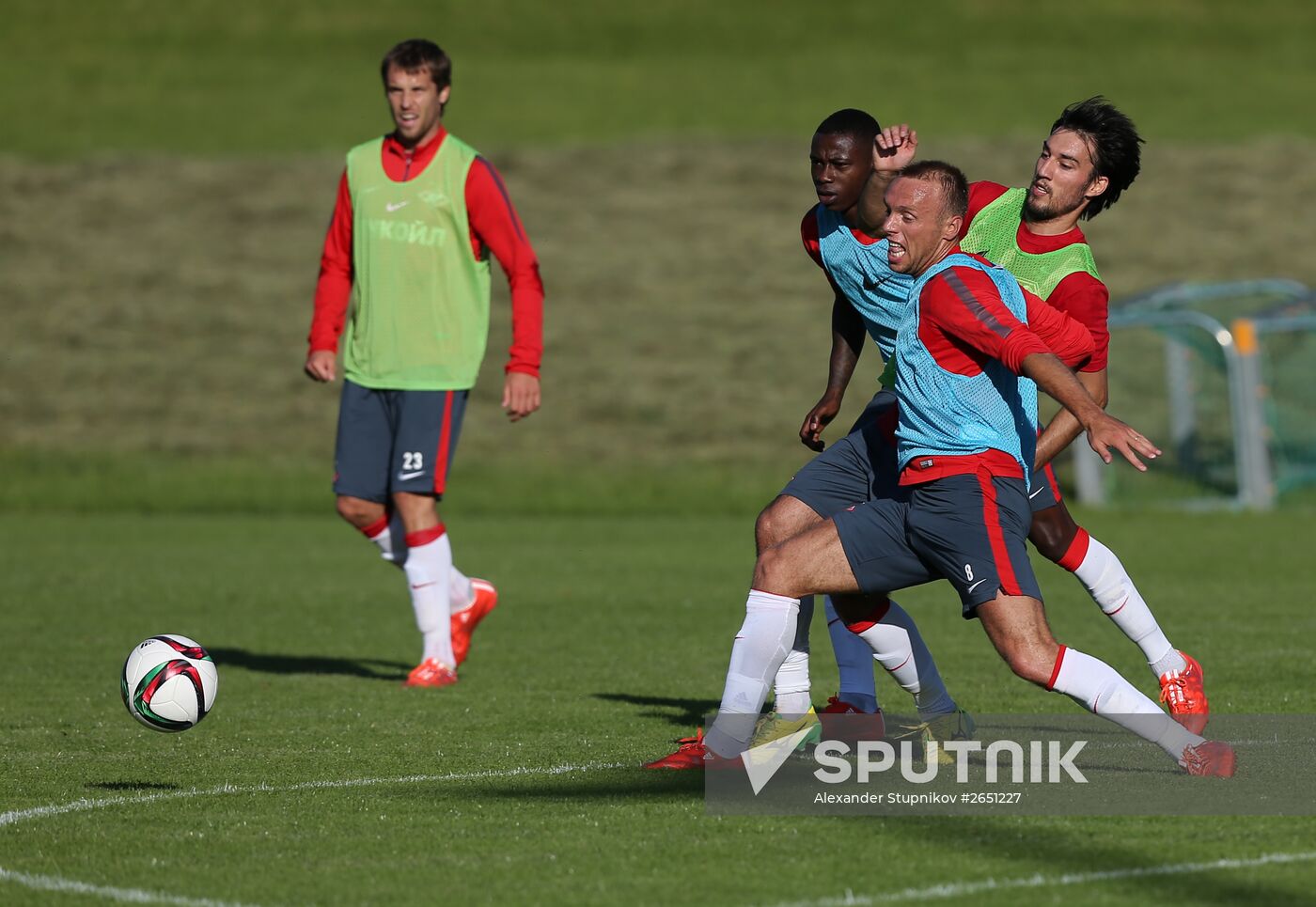 Soccer. FC Spartak Moscow training session