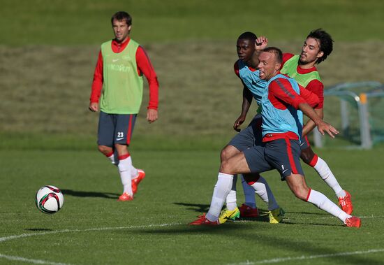 Soccer. FC Spartak Moscow training session