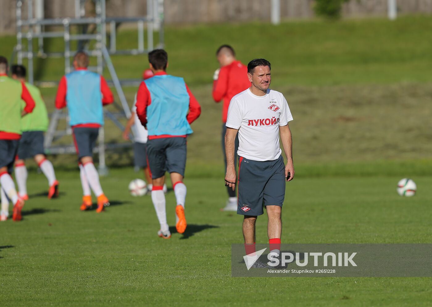 Soccer. FC Spartak Moscow training session