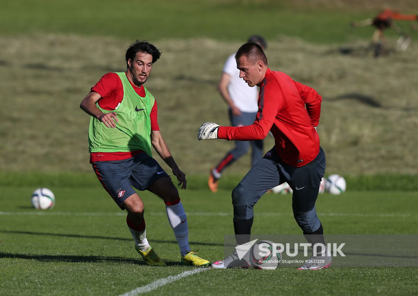 Soccer. FC Spartak Moscow training session