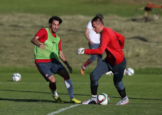 Soccer. FC Spartak Moscow training session