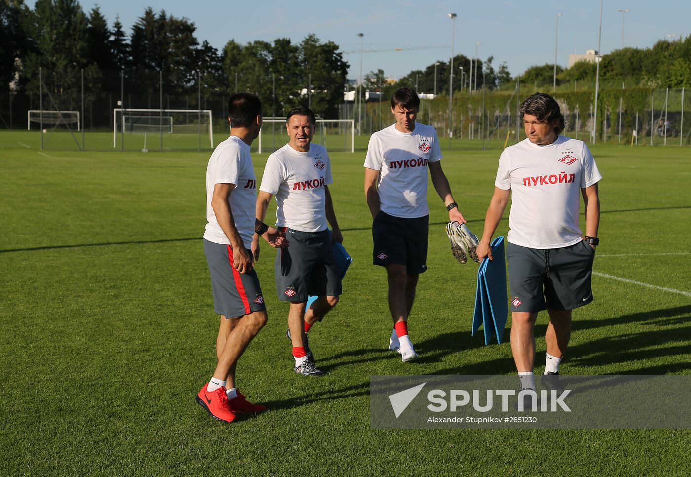 Soccer. FC Spartak Moscow training session