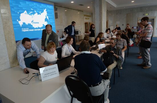 Annual General Meeting at Gazprom