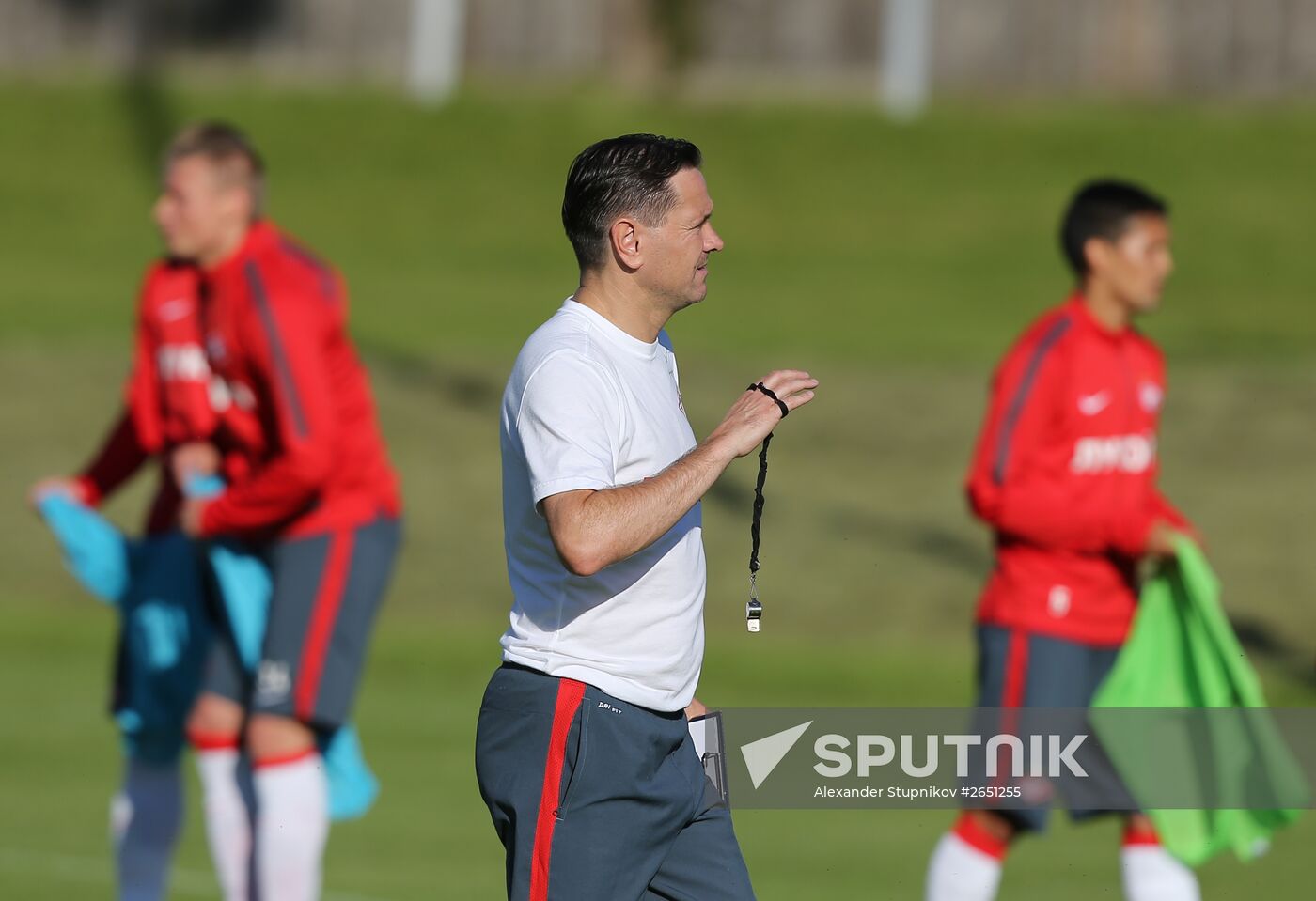 Soccer. FC Spartak Moscow training session