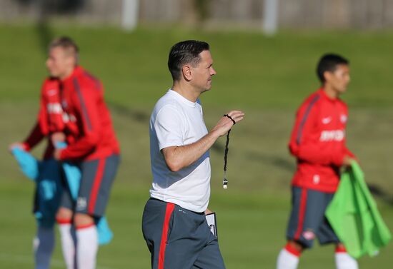 Soccer. FC Spartak Moscow training session