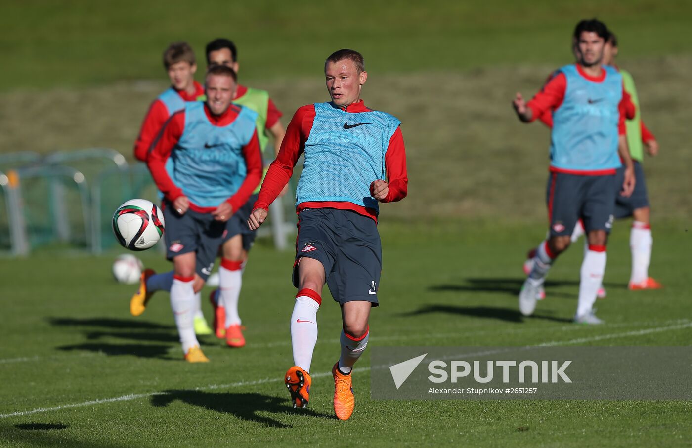 Soccer. FC Spartak Moscow training session