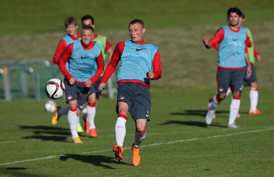 Soccer. FC Spartak Moscow training session