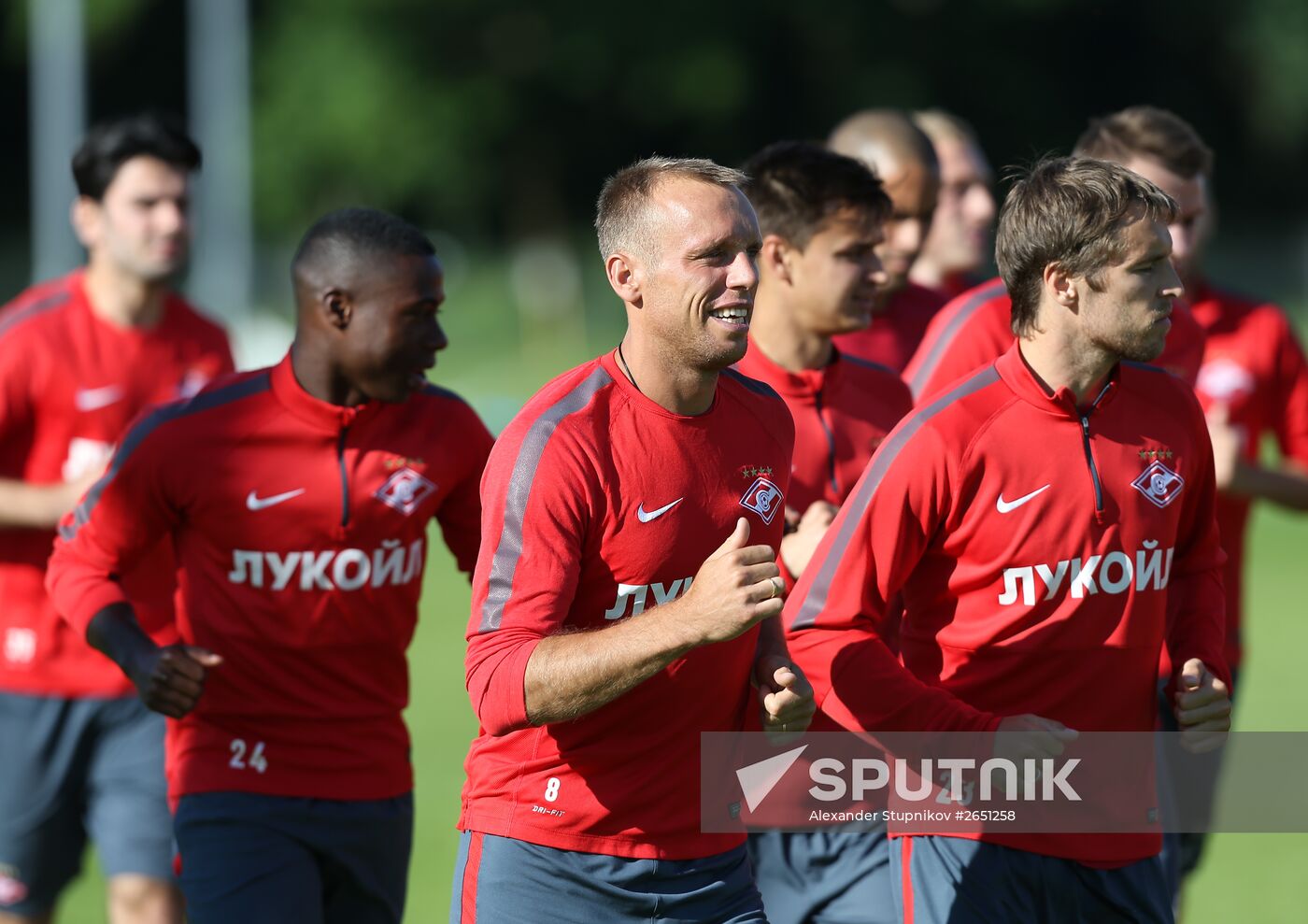 Soccer. FC Spartak Moscow training session