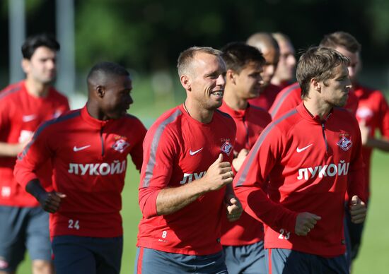 Soccer. FC Spartak Moscow training session