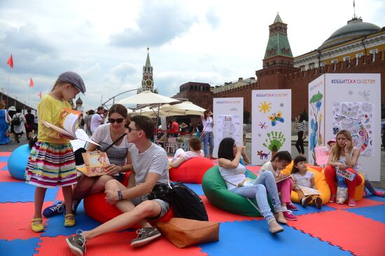 Books of Russia Festival on Moscow's Red Square. Day Two