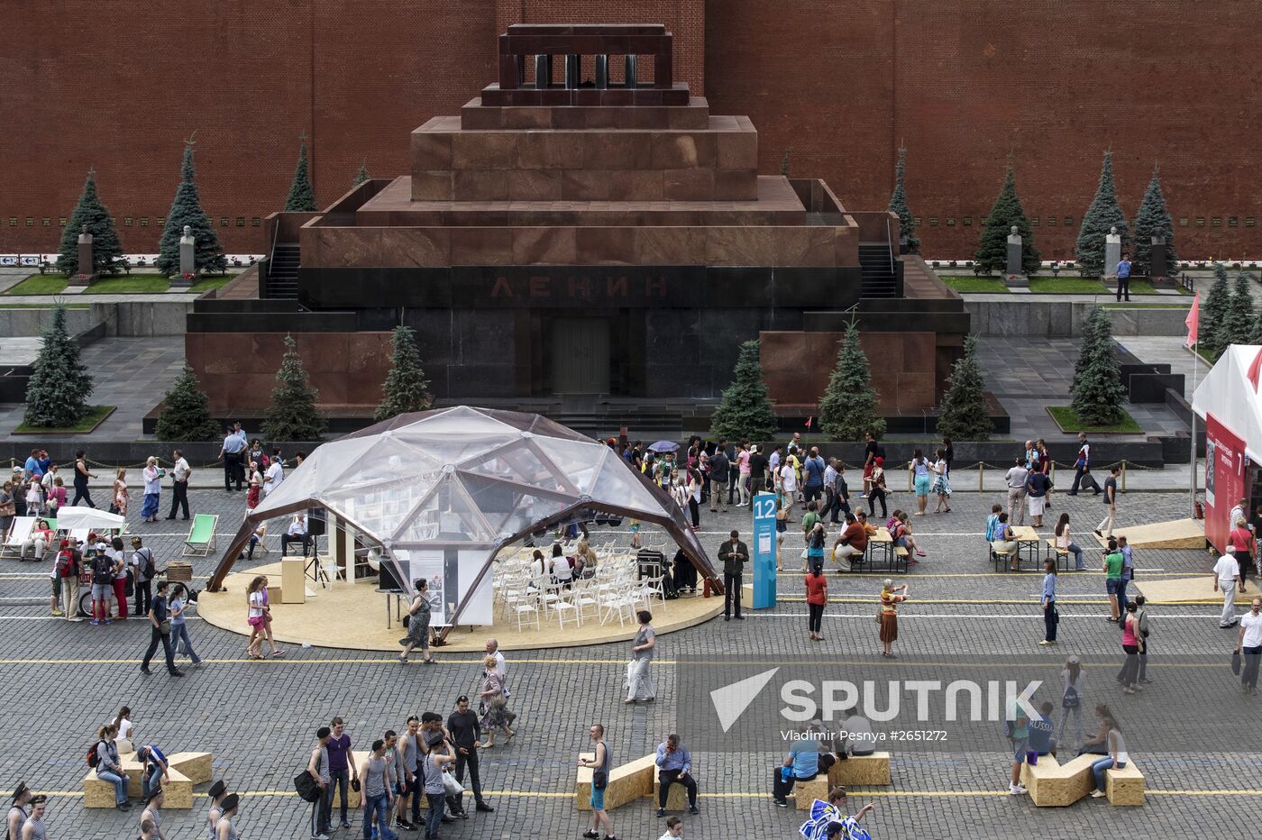 Books of Russia Festival on Moscow's Red Square. Day Two